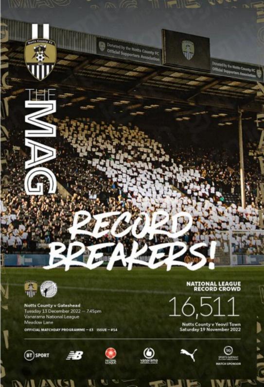 NOTTS COUNTY v GATESHEAD 2022/23